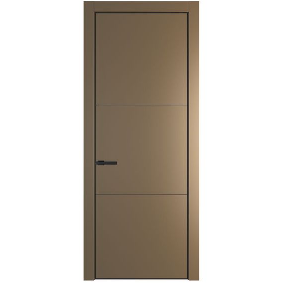 Межкомнатная дверь 13PA перламутр золото глухая