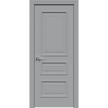 Межкомнатная дверь эмаль Прованс 3 серая глухая