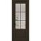 Фото межкомнатной двери керамик NC 12 коричневый остеклённая