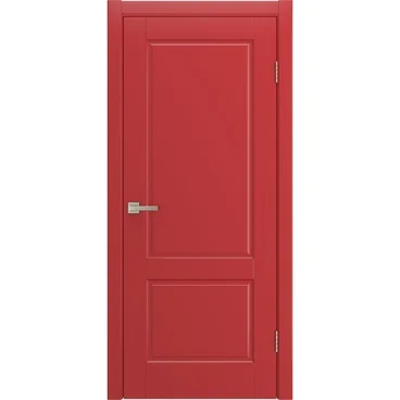 Межкомнатная дверь Патриция красная эмаль RAL 3028 глухая