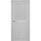 Межкомнатная дверь экошпон Турин 520.121 серый дуб остеклённая