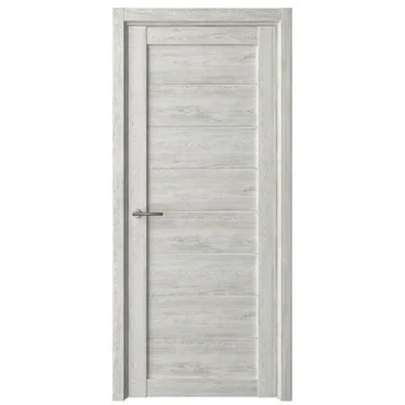 Межкомнатная дверь Сеул эко-шпон дуб нордик со стеклом