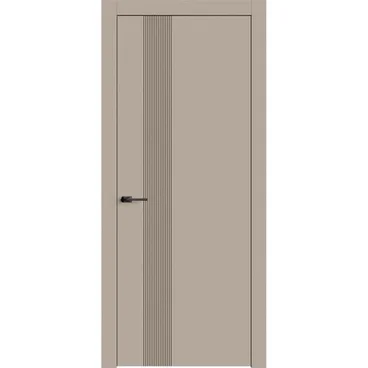 Межкомнатная дверь эмаль Ofram Линнея 4 капучино глухая