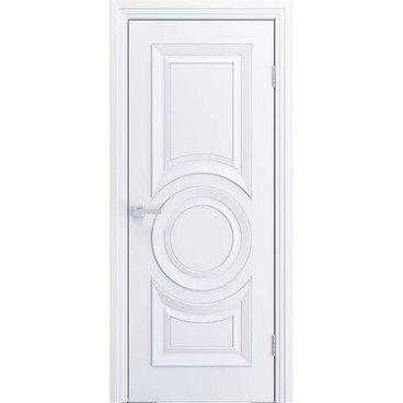 Межкомнатная дверь эмаль Салерно 8 белая глухая