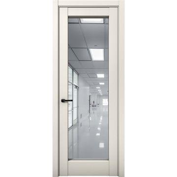 Межкомнатная дверь Кобальт 42 магнолия с зеркалом