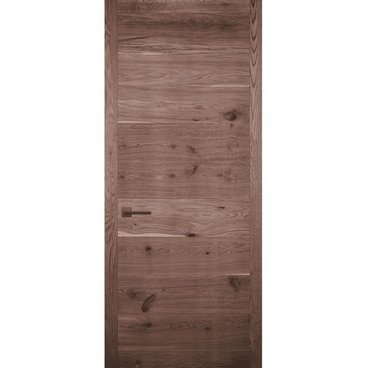 Межкомнатная дверь массив дуба Легно 7 галифакс табак глухая