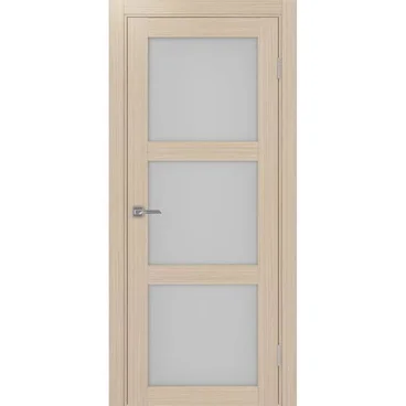 Межкомнатная дверь экошпон Турин 530.222 белёный дуб остеклённая
