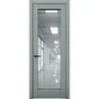 Межкомнатная дверь Кобальт 42 deep green с зеркалом