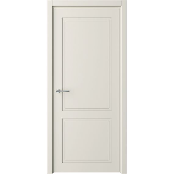 Фото межкомнатная дверь эмаль Albero НеоКлассика 2 латте глухая