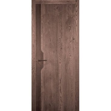 Межкомнатная дверь массив дуба Легно 5 галифакс табак глухая