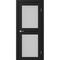 Фото двери из экошпона Турин 520.212 антрацит остеклённая