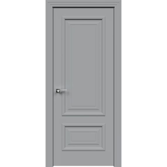 Фото межкомнатной двери эмаль Прованс 2 серая глухая