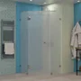 Фото матового душевого ограждения 135-1