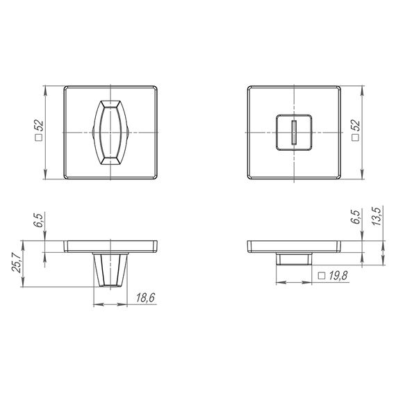 Завёртка для серии SL BK6.K.SL52 - BK6 SL