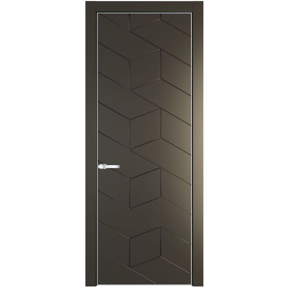 Межкомнатная дверь эмаль Profil Doors 9PA перламутр бронза глухая