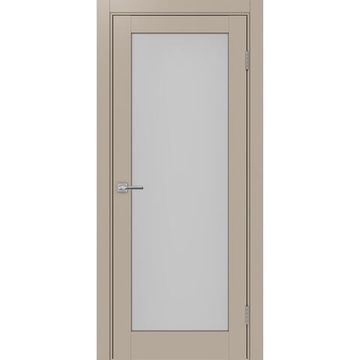 Межкомнатная дверь экошпон Турин 501.2 мокко остеклённая