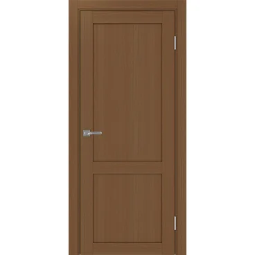 Межкомнатная дверь экошпон Турин 502.11 орех глухая
