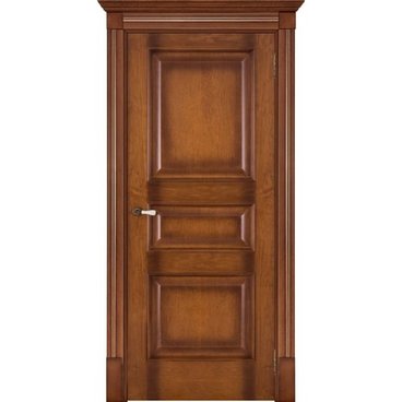 Межкомнатная дверь шпон Терзо Флоренция светлый мёд глухая