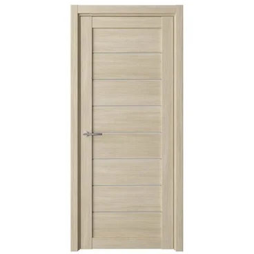 Межкомнатная дверь Сеул эко-шпон лиственница мокко со стеклом