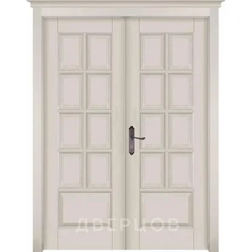 Лондон 1 эмаль слоновая кость распашная двустворчатая глухая