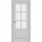 Фото двери Тоскана 641.2221 цвет пепельный со стеклом