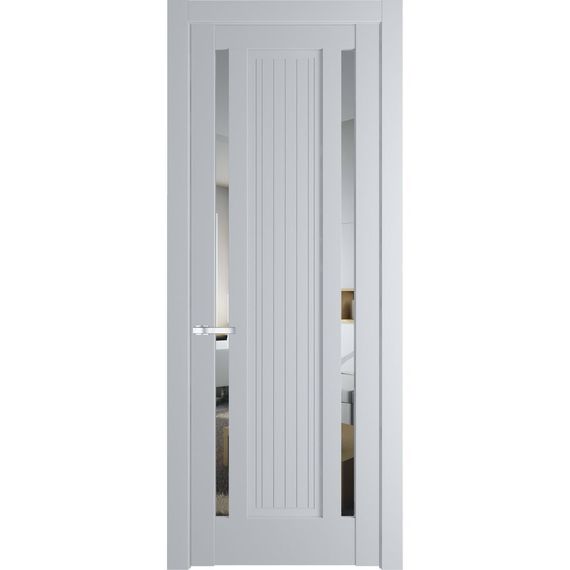 Межкомнатная дверь 3.5.1PM лайт грей остеклённая