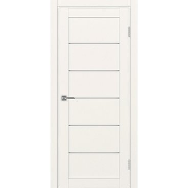 Межкомнатная дверь экошпон Турин 506.12 бежевый остеклённая