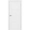 Межкомнатная дверь экошпон Турин 540.1111 белый лёд глухая
