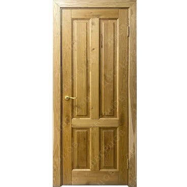 Межкомнатная дверь массив дуба с сучком Дверцов Авиано глухая дуб натуральный