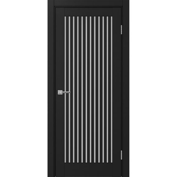 Фото двери из экошпона Турин 543.2 антрацит остеклённая