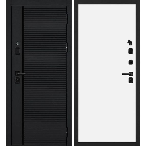 Входная дверь Галактика-173 панель гладкая белая