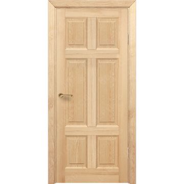 Межкомнатная дверь массив сосны Дверцов Граттери глухая