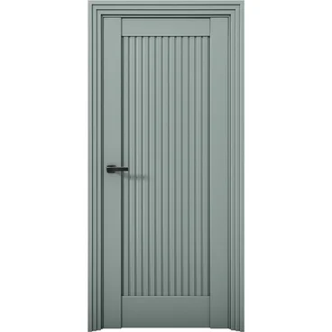 Межкомнатная дверь Никель 1 Deep Green глухая