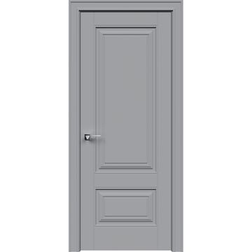 Межкомнатная дверь эмаль Дельта 2 серая глухая
