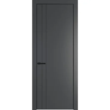 Межкомнатная дверь 12PA графит глухая