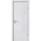 Межкомнатная дверь DG-500 белый глянец AL кромка хром с 2-х сторон