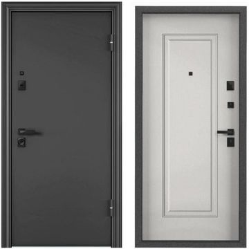 Входная дверь Ultimatum M MP колоре неро Lucia бьянко
