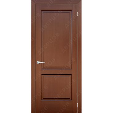 Межкомнатная дверь шпон Классик венге глухая