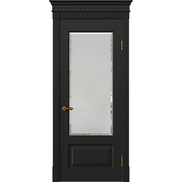 Межкомнатная дверь массив дуба Viporte Классика 1 арабика остеклённая