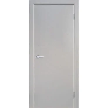 Межкомнатная дверь эмаль Текона Смальта-Лайн 00 агат RAL 7044 глухая