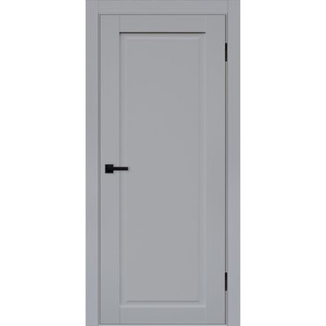 Межкомнатная дверь эмалит Классик 1 светло-серый глухая