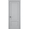 Фото межкомнатной двери керамик SC 2 шеллак серый глухая