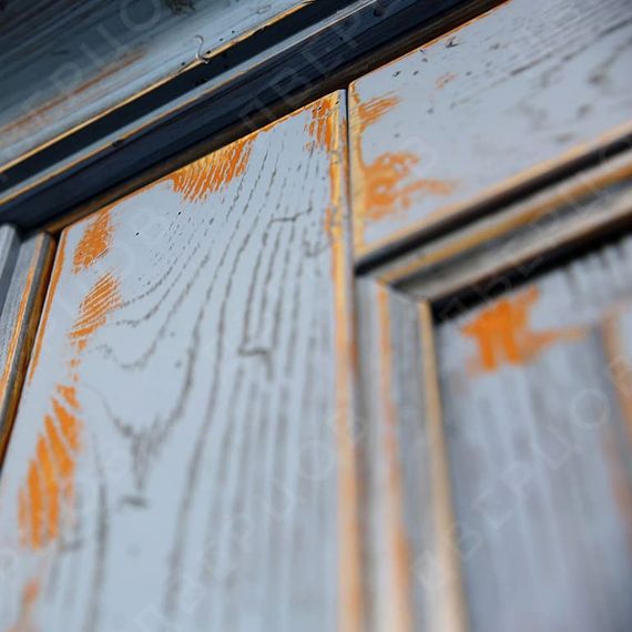 Межкомнатная дверь массив дуба Лофт Ливорно глухая