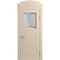 Межкомнатная дверь массив бука Viporte Лацио Амбиенте ваниль остекление 1