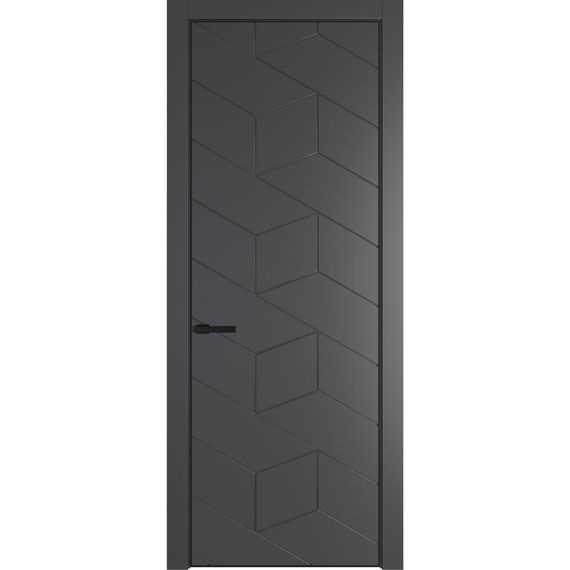 Межкомнатная дверь эмаль Profil Doors 9PA графит глухая