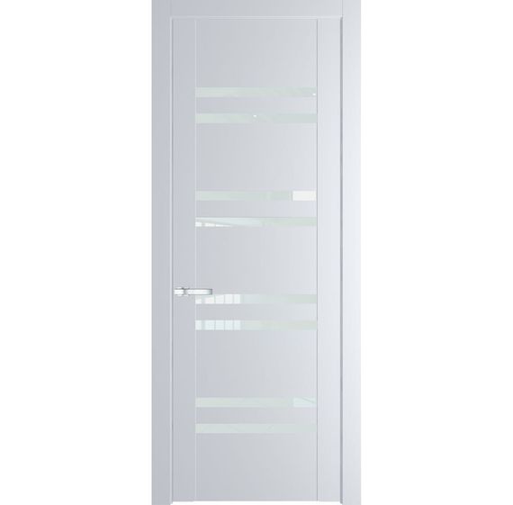 Межкомнатная дверь 1.6P вайт остеклённая