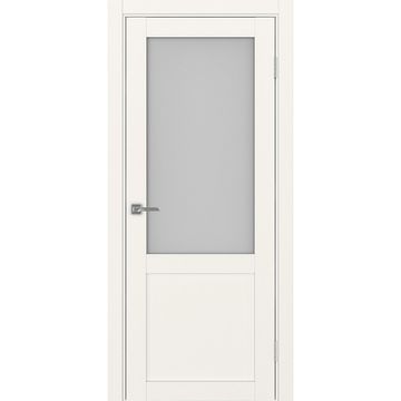 Межкомнатная дверь экошпон Турин 502.21 бежевый остеклённая