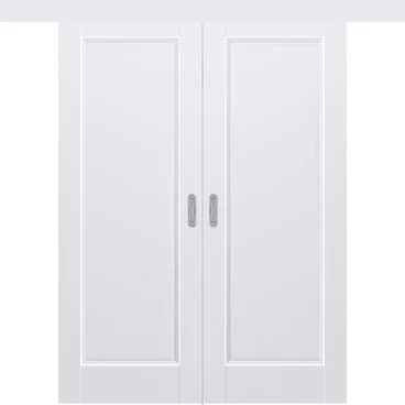 Раздвижная двустворчатая дверь Кобальт 26 аляска глухая