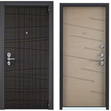 Входная стальная дверь Torex Ultimatum Next NT-5 венге тёмный горизонт NT-2 дорс светлый горизонт