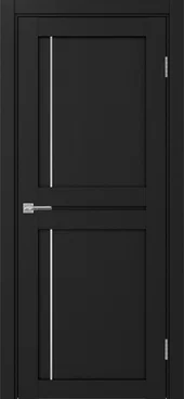 Межкомнатная дверь экошпон Турин 523АПП.111 антрацит с молдингом